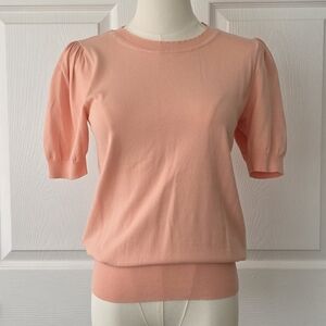 Coral Knit Blouse